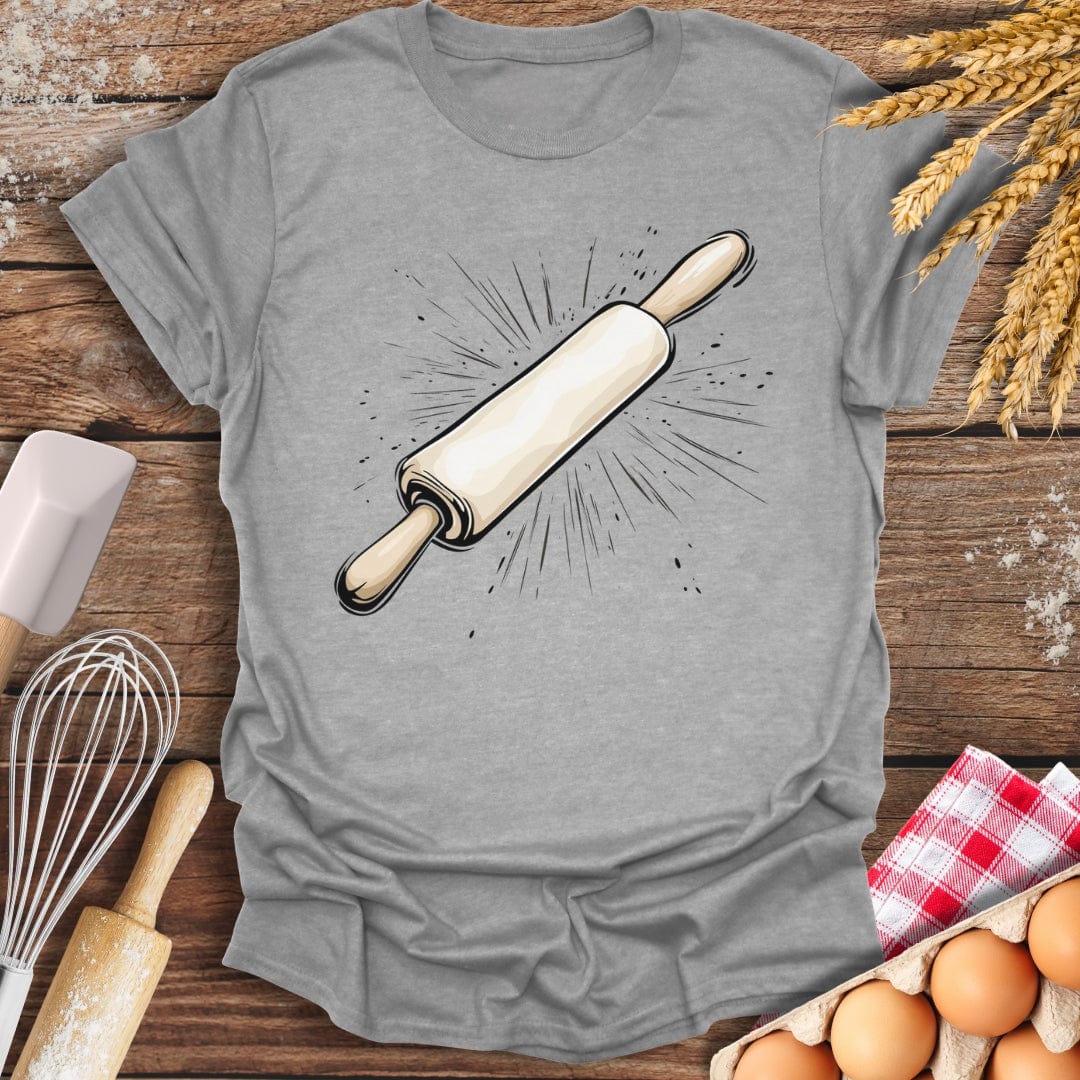 A Rolling Pin T-Shirt Sport Grey / S Baking Threads