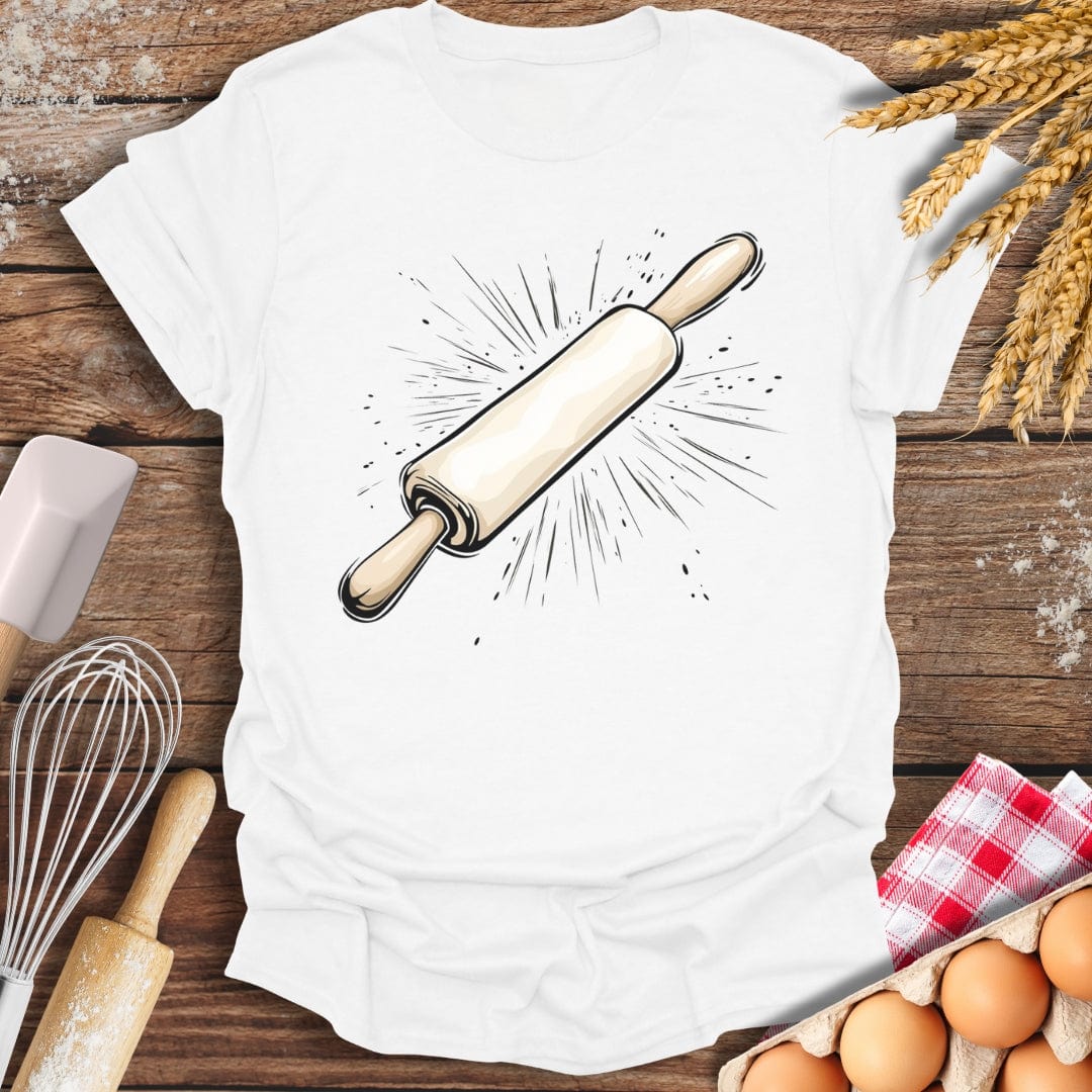 A Rolling Pin T-Shirt White / S Baking Threads