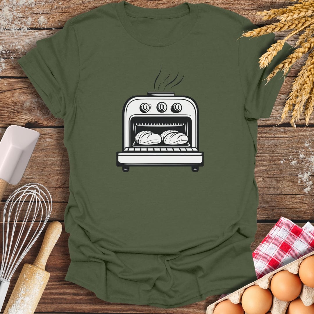 A Simple Oven T-Shirt Military Green / S Baking Threads