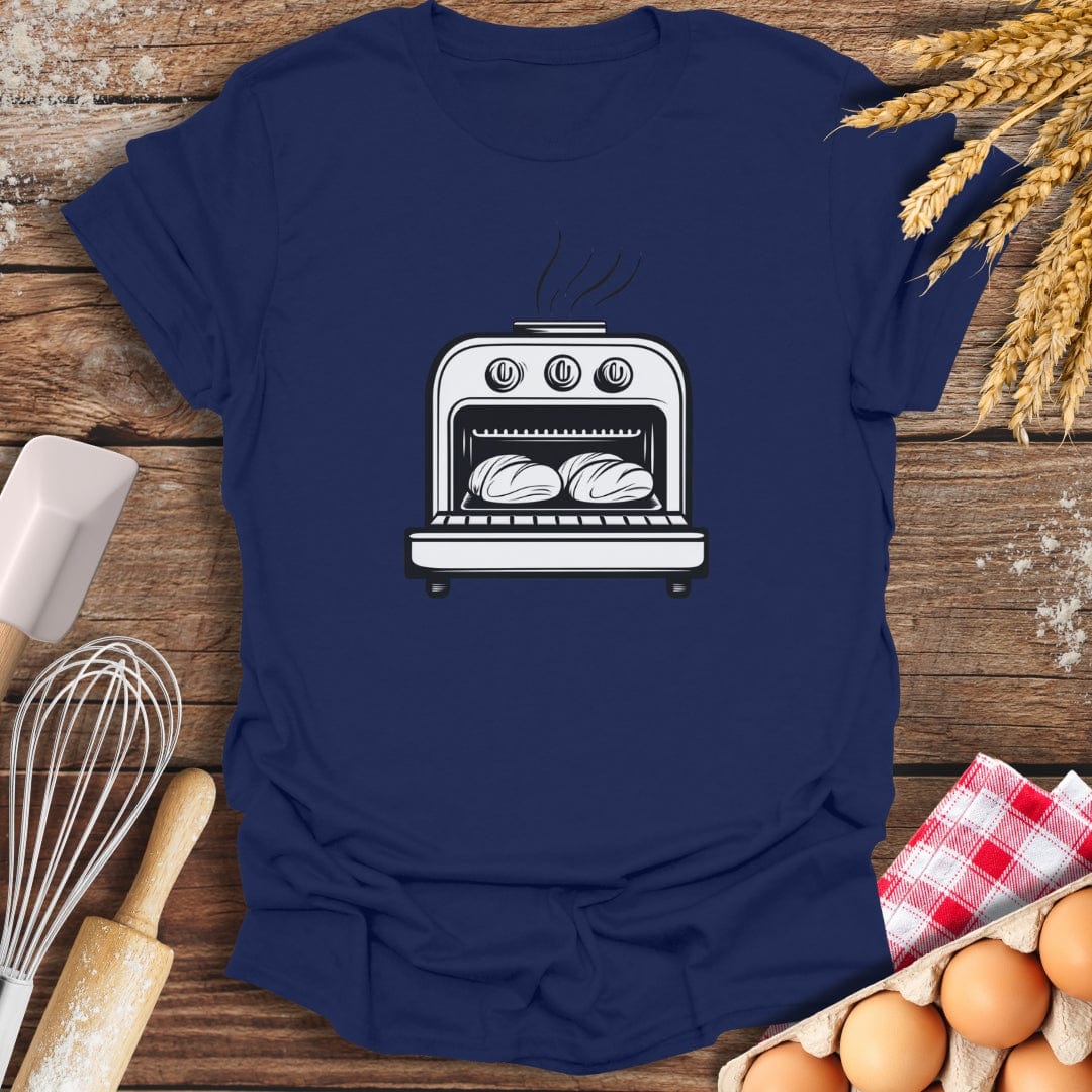 A Simple Oven T-Shirt Navy / S Baking Threads