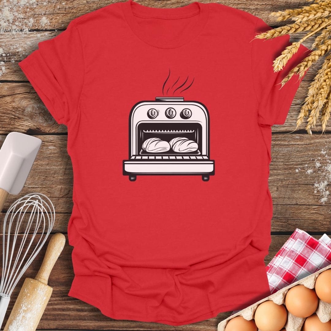 A Simple Oven T-Shirt Red / S Baking Threads