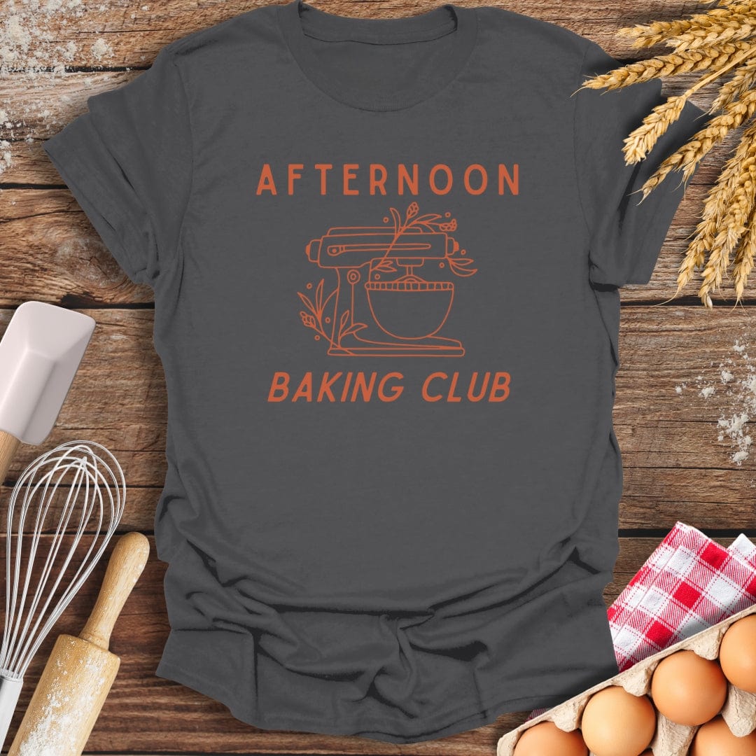 Afternoon Baking Club T-Shirt Charcoal / S Baking Threads