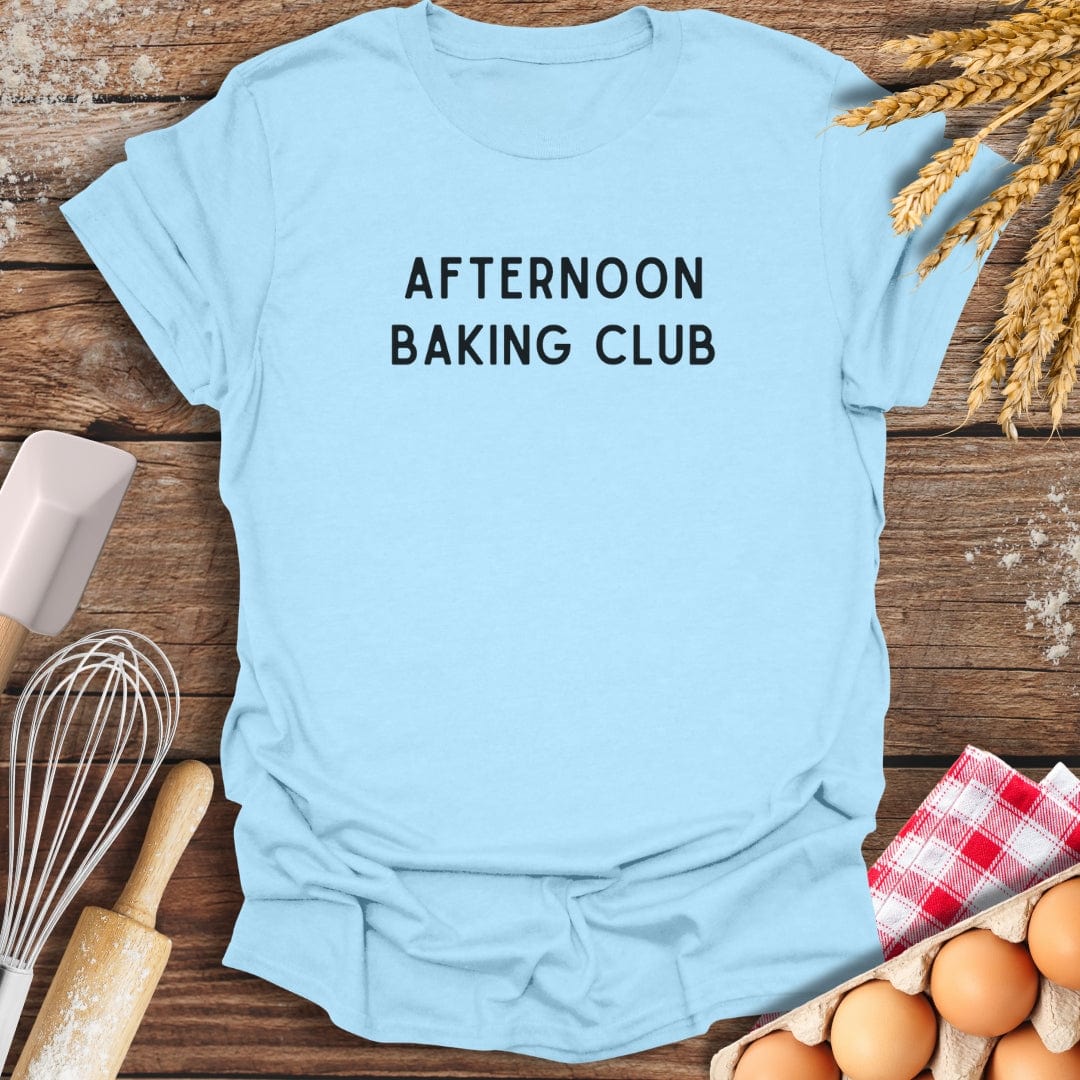 Afternoon Baking Club T-Shirt Light Blue / S Baking Threads