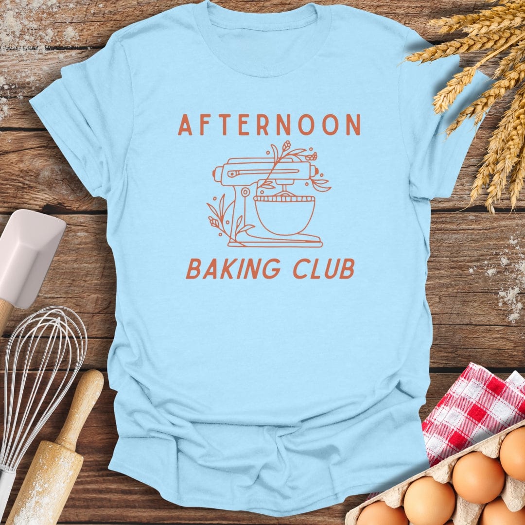 Afternoon Baking Club T-Shirt Light Blue / S Baking Threads