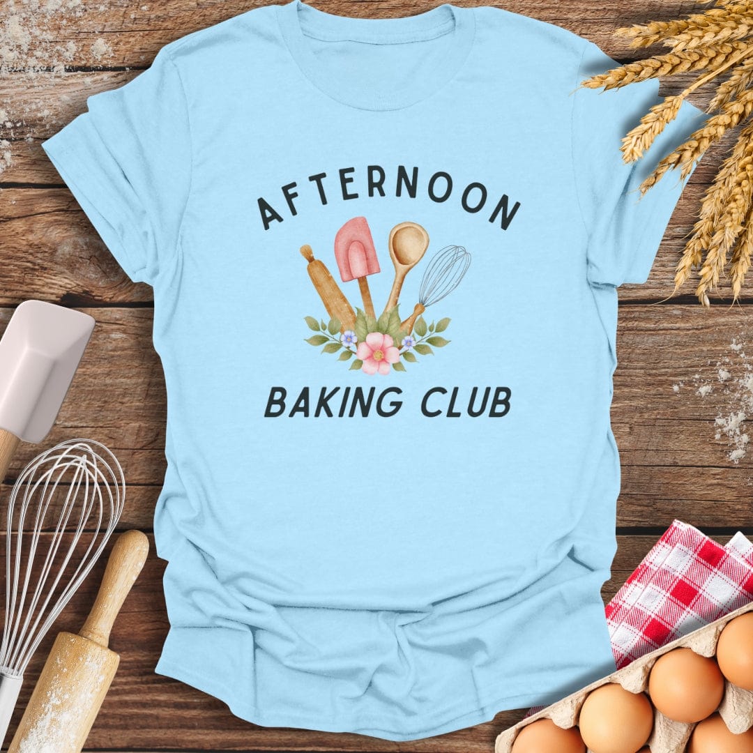 Afternoon Baking Club T-Shirt Light Blue / S Baking Threads