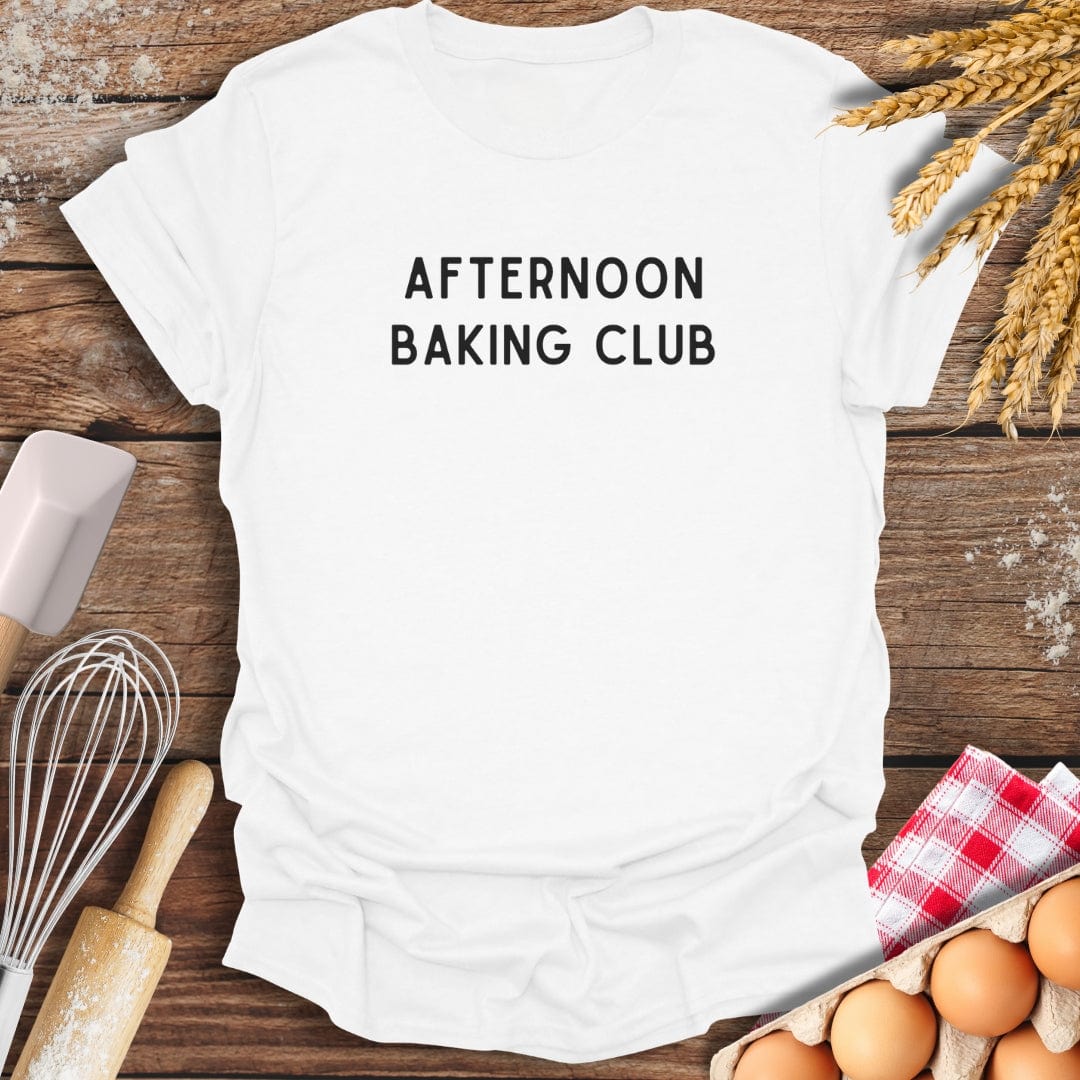 Afternoon Baking Club T-Shirt White / S Baking Threads