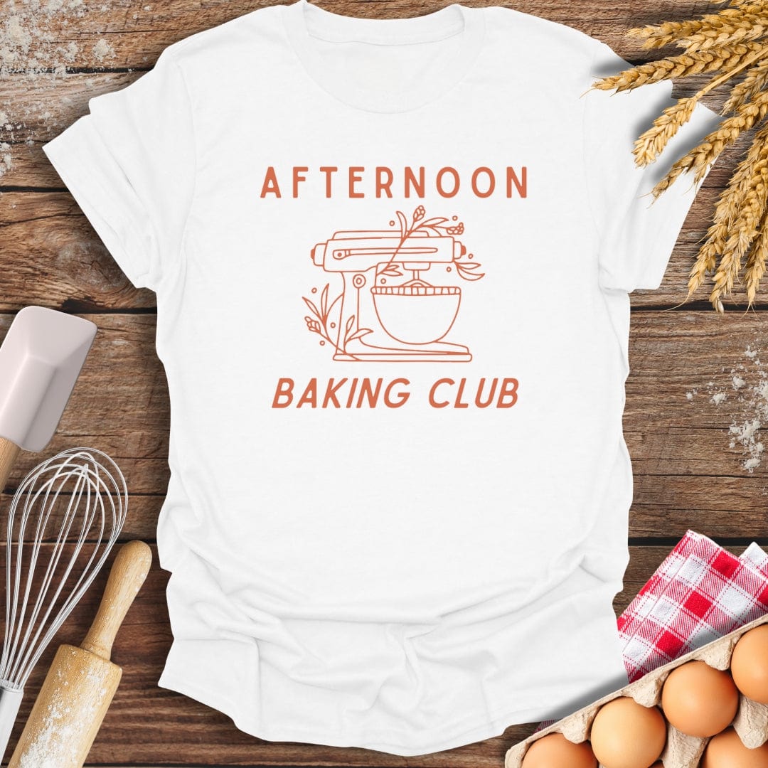 Afternoon Baking Club T-Shirt White / S Baking Threads