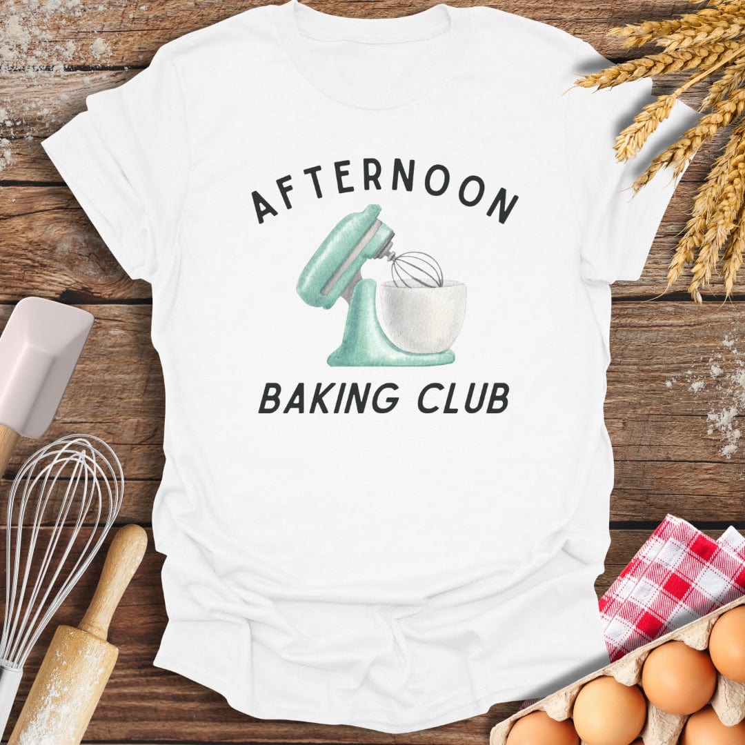 Afternoon Baking Club T-Shirt White / S Baking Threads