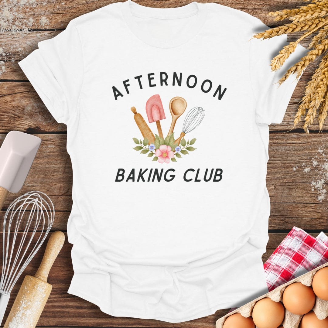 Afternoon Baking Club T-Shirt White / S Baking Threads