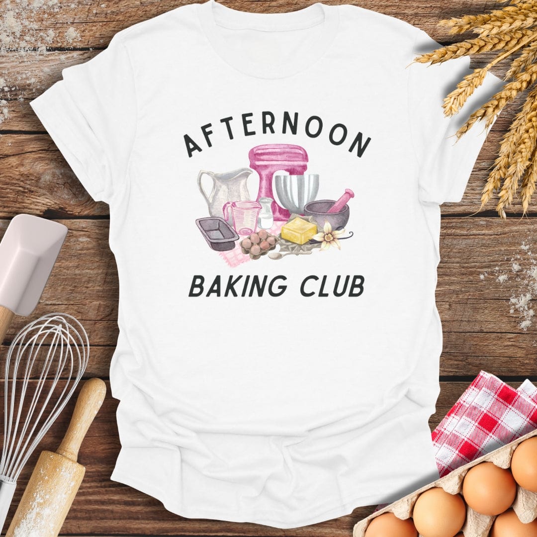 Afternoon Baking Club T-Shirt White / S Baking Threads