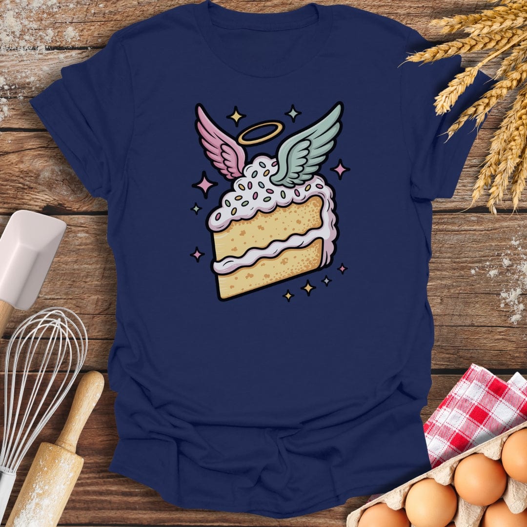 Angel Cake T-Shirt Navy / S Baking Threads