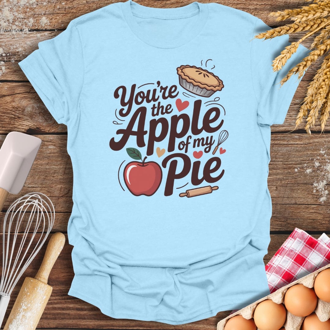 Apple of My Pie T-Shirt Light Blue / S Baking Threads