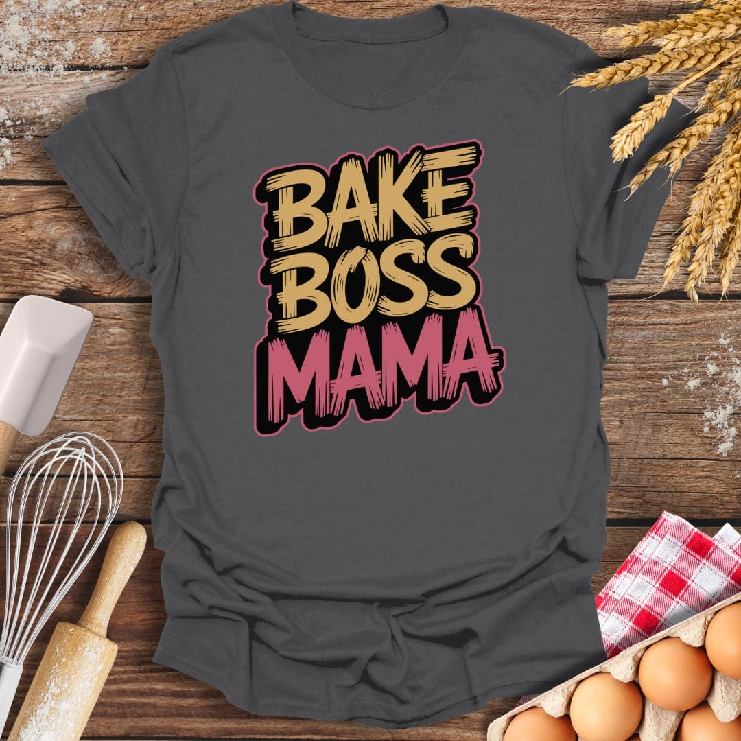 Bake Boss Mama T-Shirt Charcoal / S Baking Threads