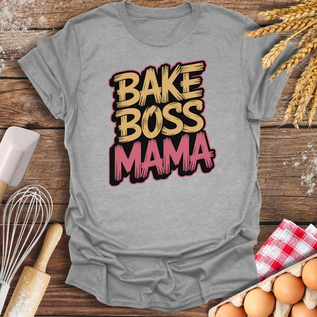 Bake Boss Mama T-Shirt Sport Grey / S Baking Threads
