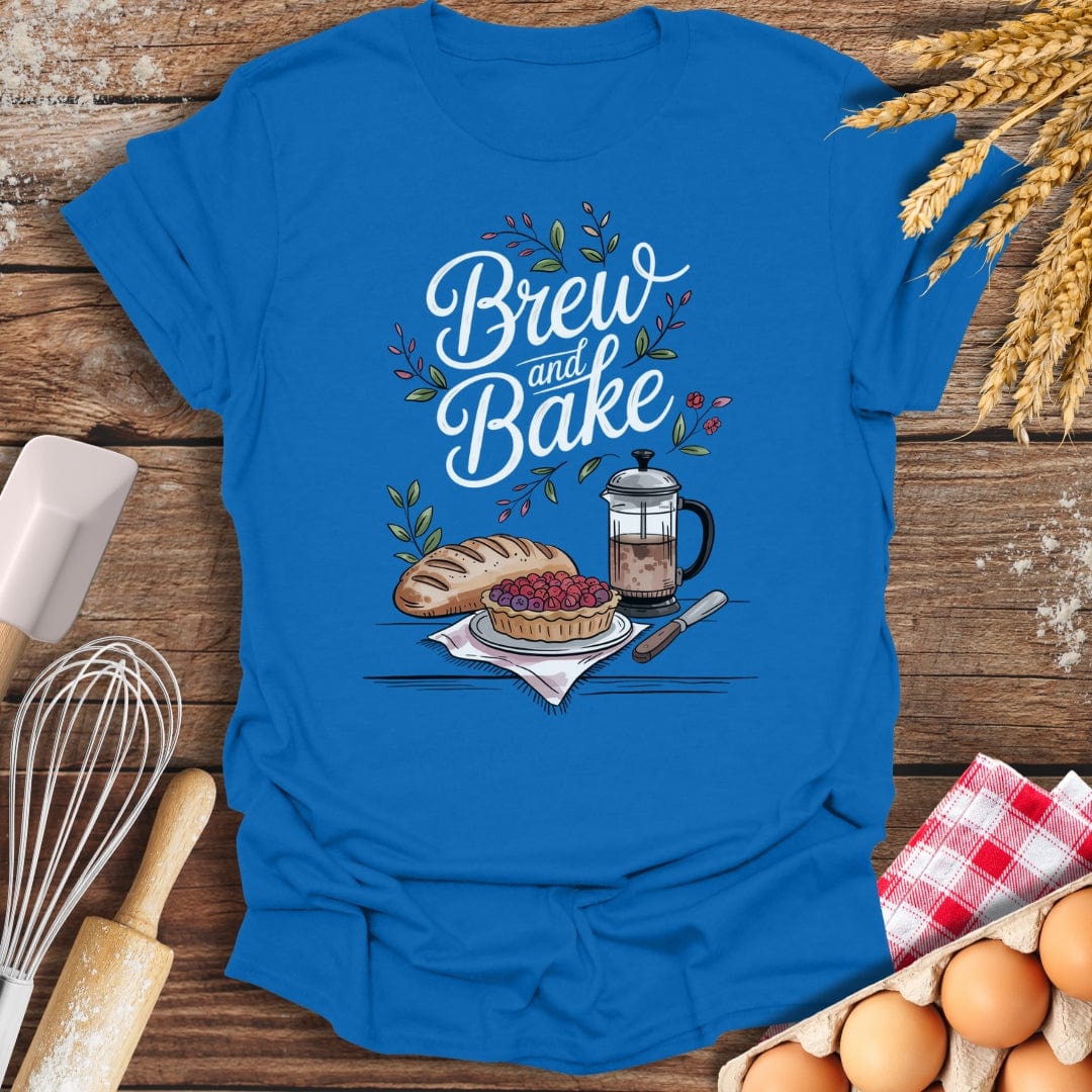 Bake & Brew T-Shirt Royal / S Baking Threads