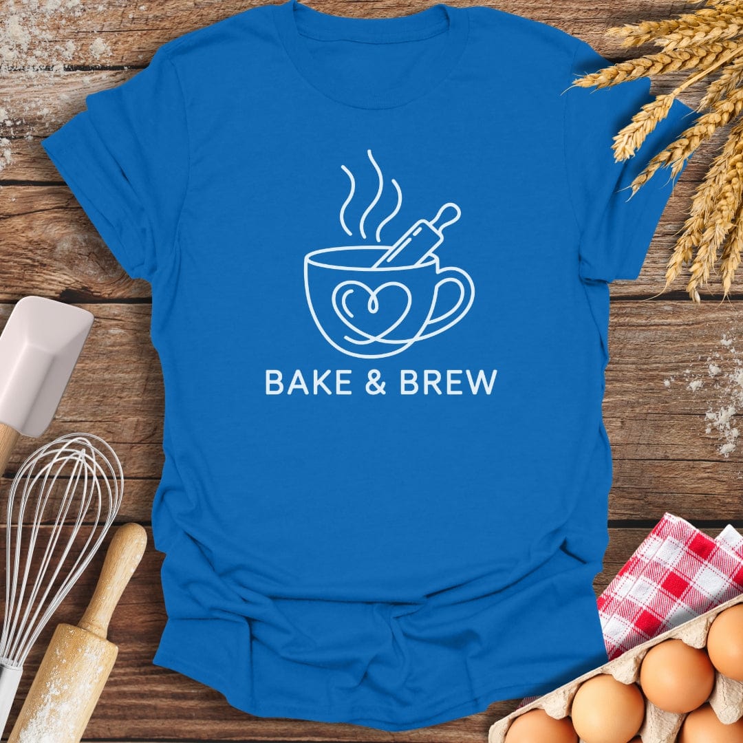 Bake & Brew T-Shirt Royal / S Baking Threads