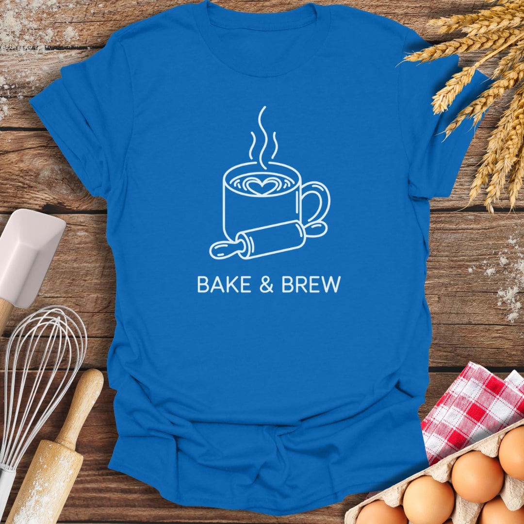 Bake & Brew T-Shirt Royal / S Baking Threads