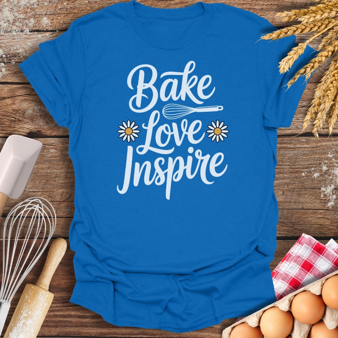 Bake Love Inspire T-Shirt Royal / S Baking Threads