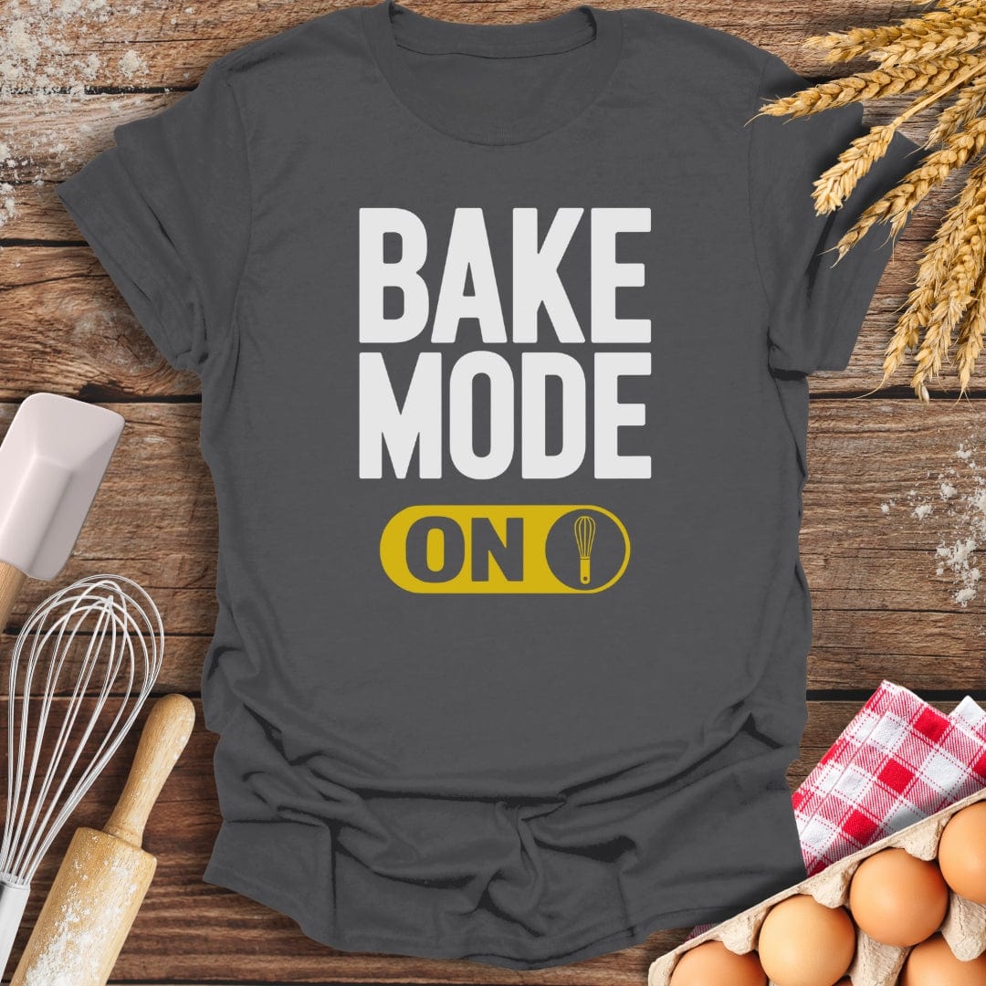 Bake Mode T-Shirt Charcoal / S Baking Threads