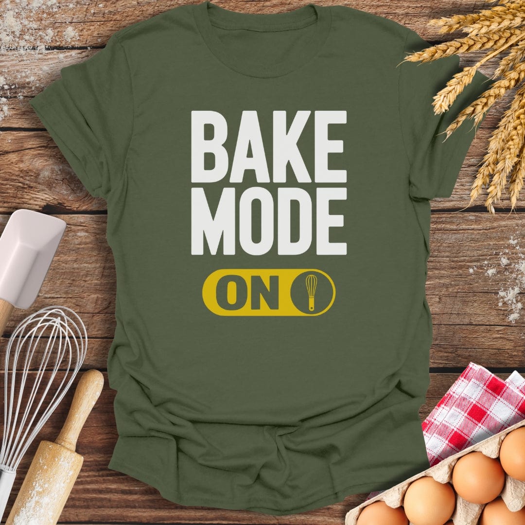 Bake Mode T-Shirt Military Green / S Baking Threads