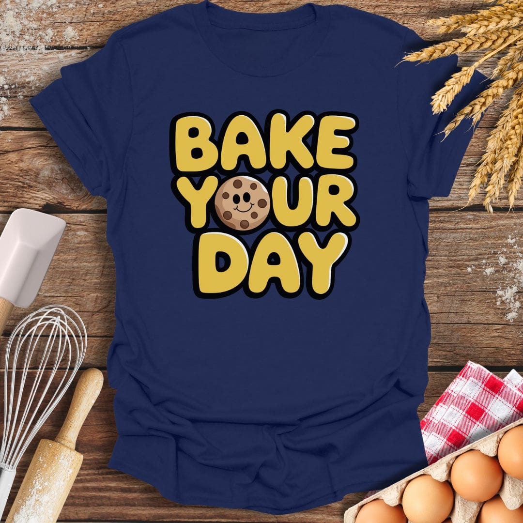 Bake Your Day T-Shirt Navy / S Baking Threads