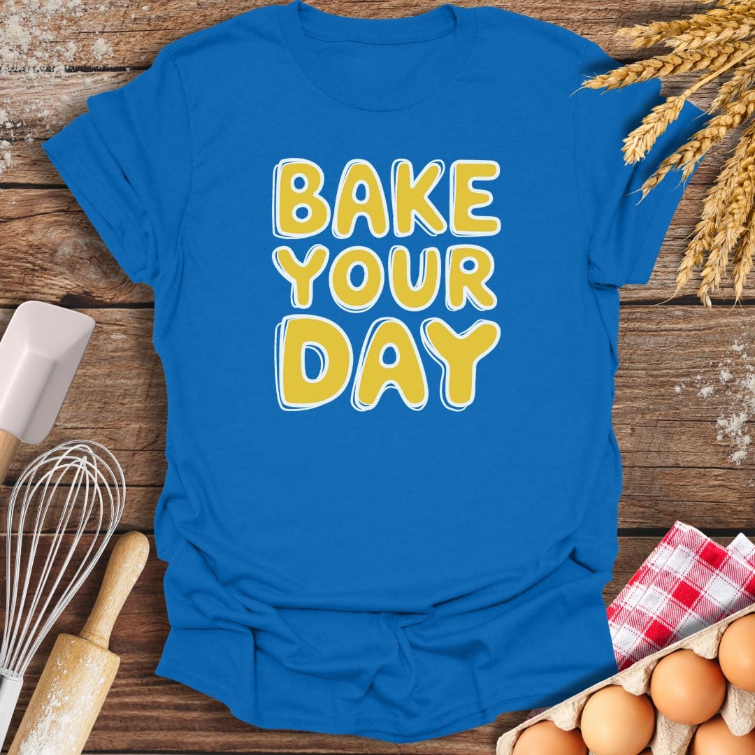 Bake Your Day T-Shirt Royal / S Baking Threads