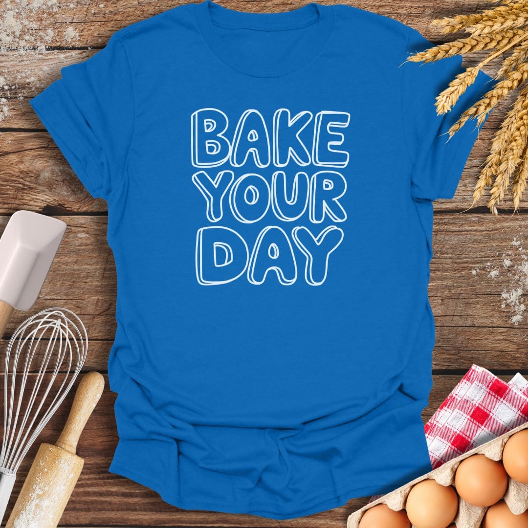 Bake Your Day T-Shirt Royal / S Baking Threads