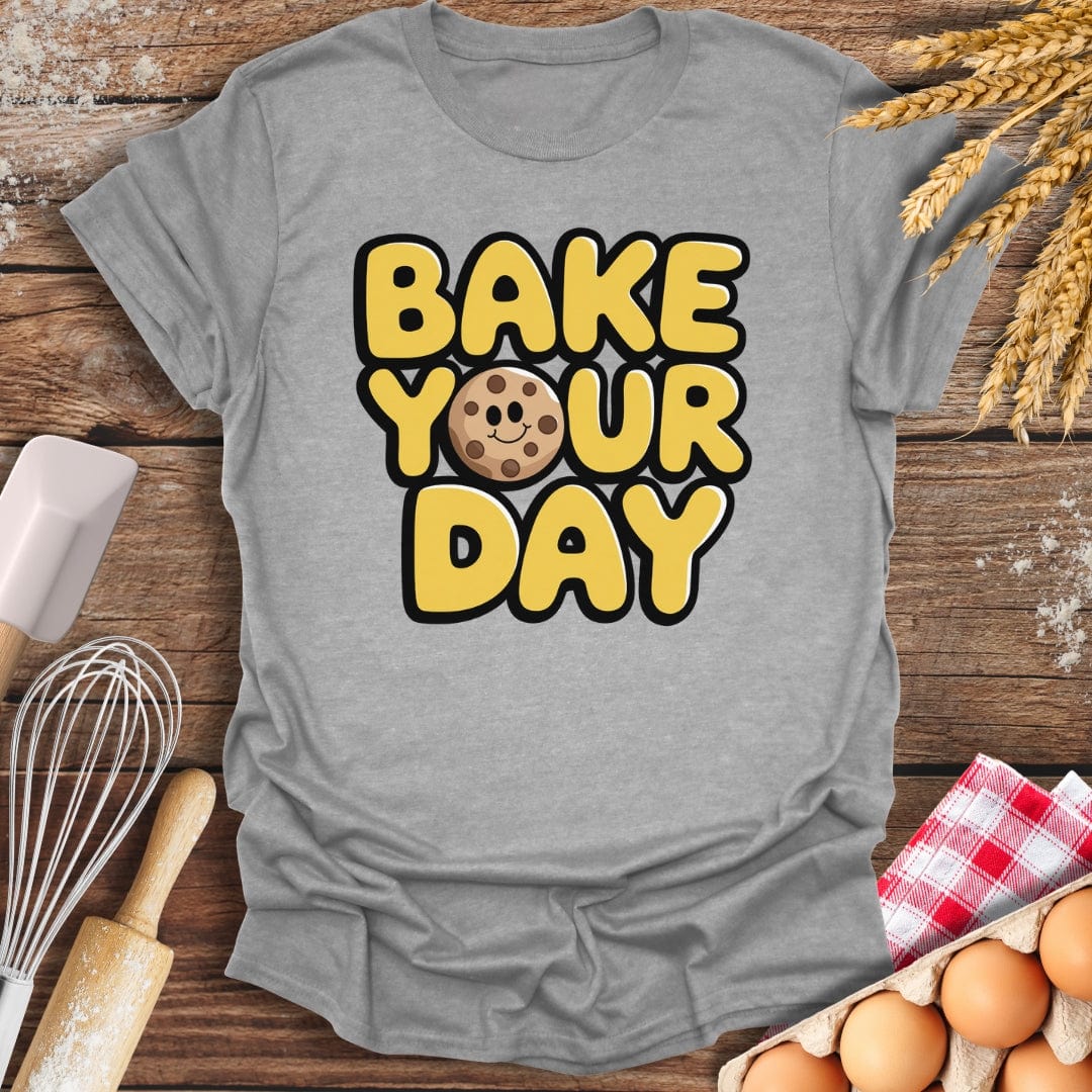 Bake Your Day T-Shirt Sport Grey / S Baking Threads