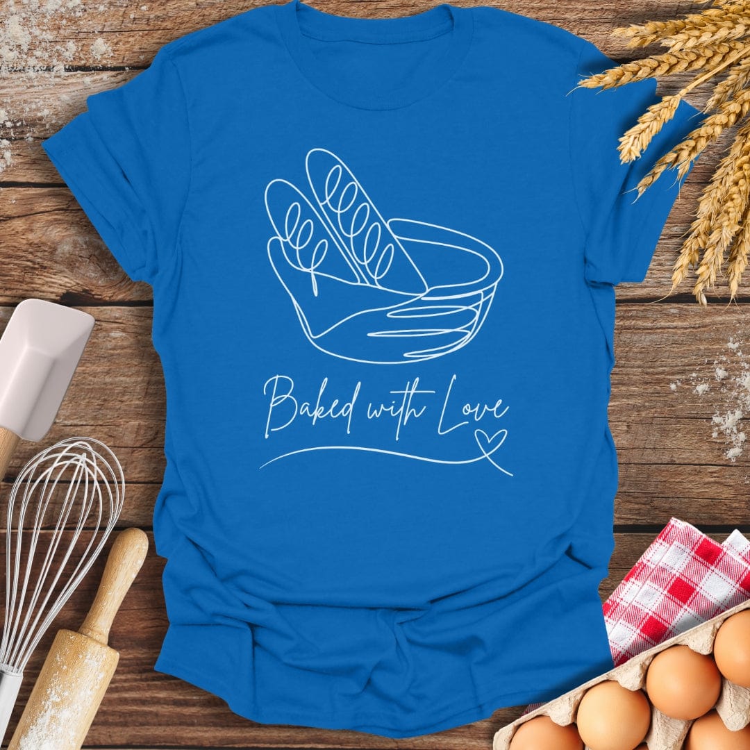 Baked With Love T-Shirt Royal / S Baking Threads