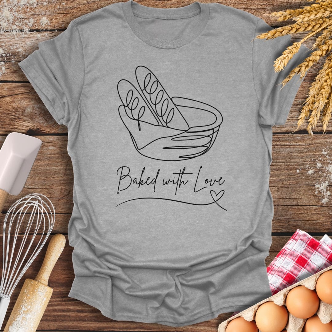 Baked With Love T-Shirt Sport Grey / S Baking Threads