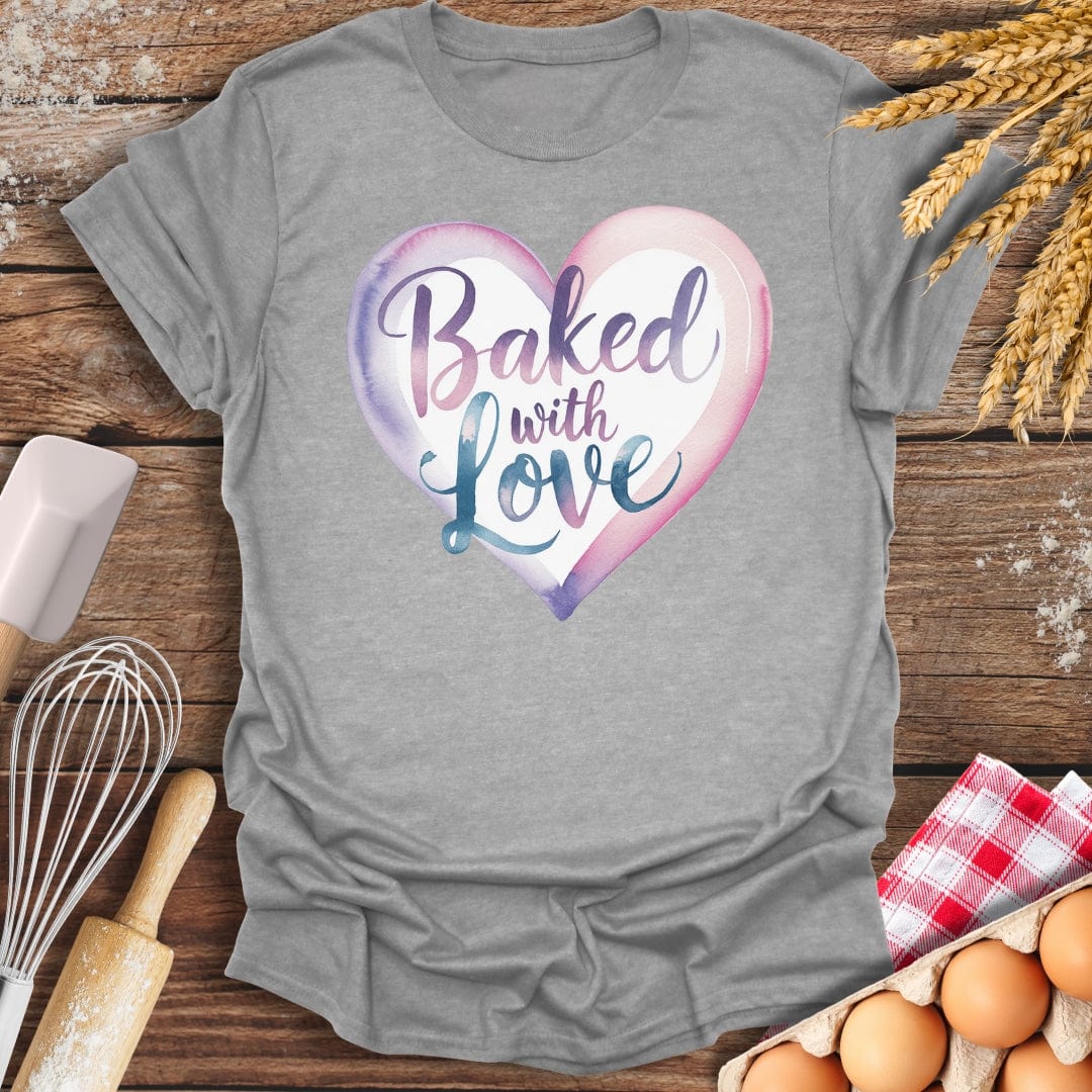 Baked With Love T-Shirt Sport Grey / S Baking Threads