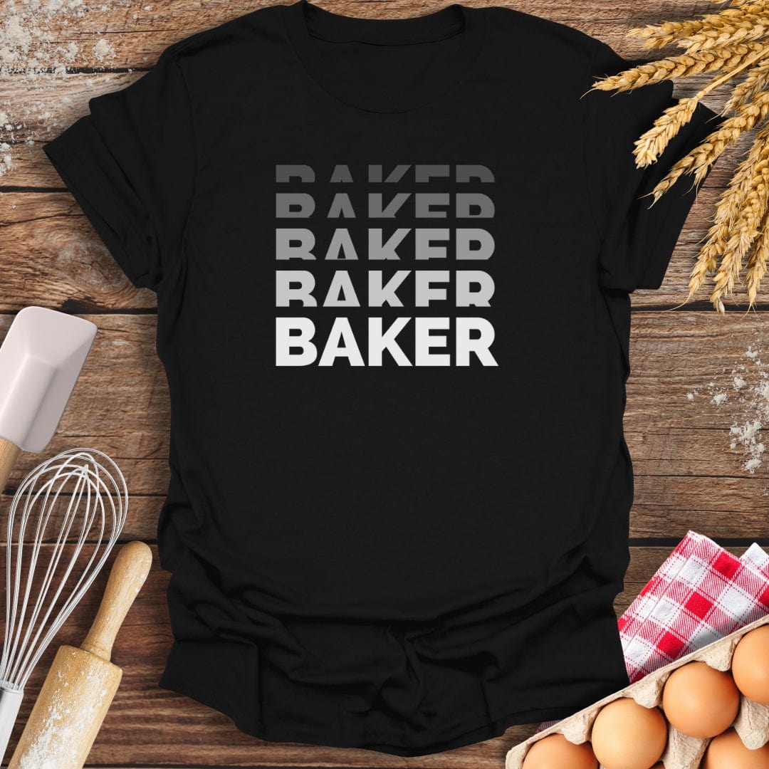 Baker T-Shirt Black / S Baking Threads
