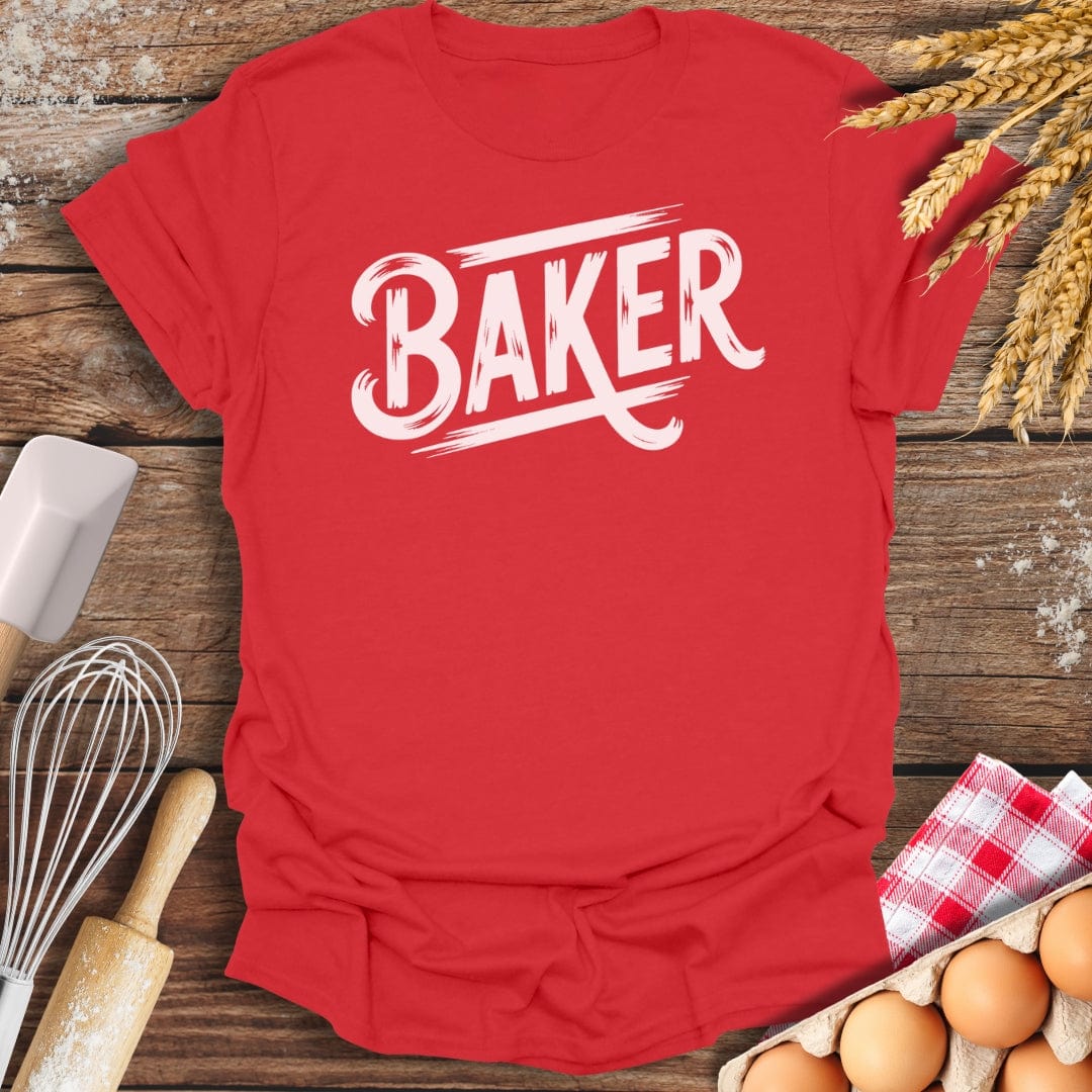 Baker T-Shirt Red / S Baking Threads