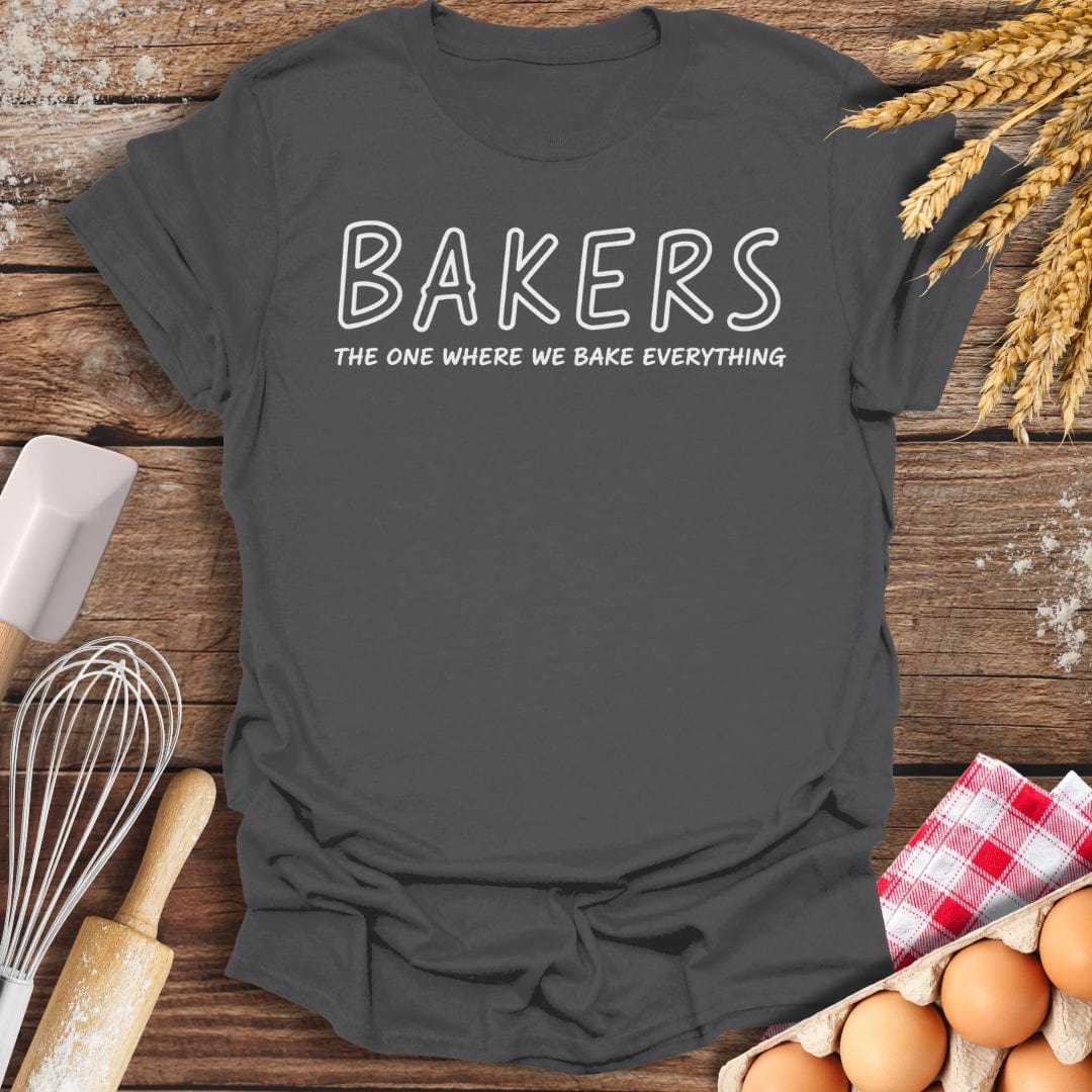 Bakers T-Shirt Charcoal / S Baking Threads