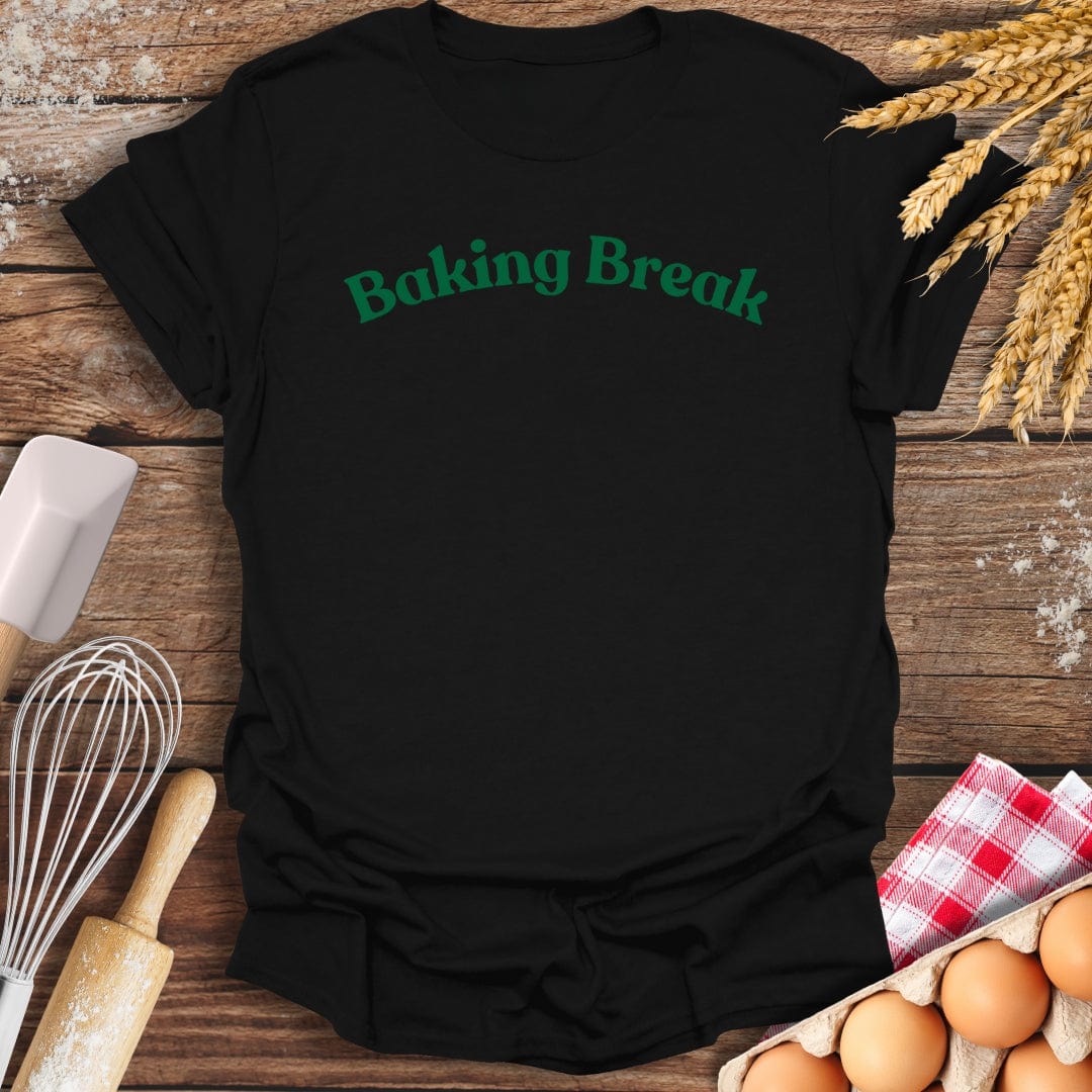 Baking Break T-Shirt Black / S Baking Threads