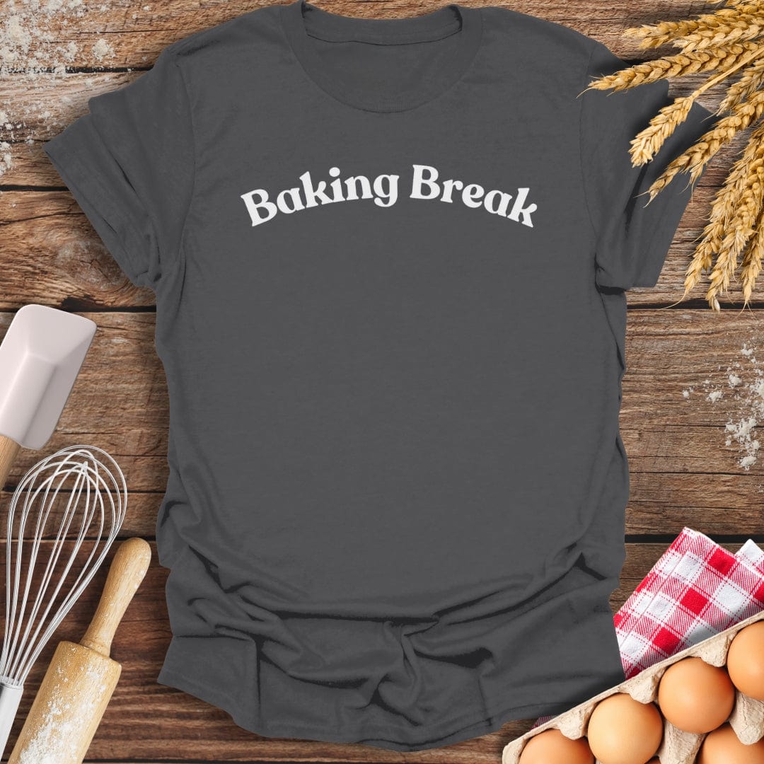 Baking Break T-Shirt Charcoal / S Baking Threads
