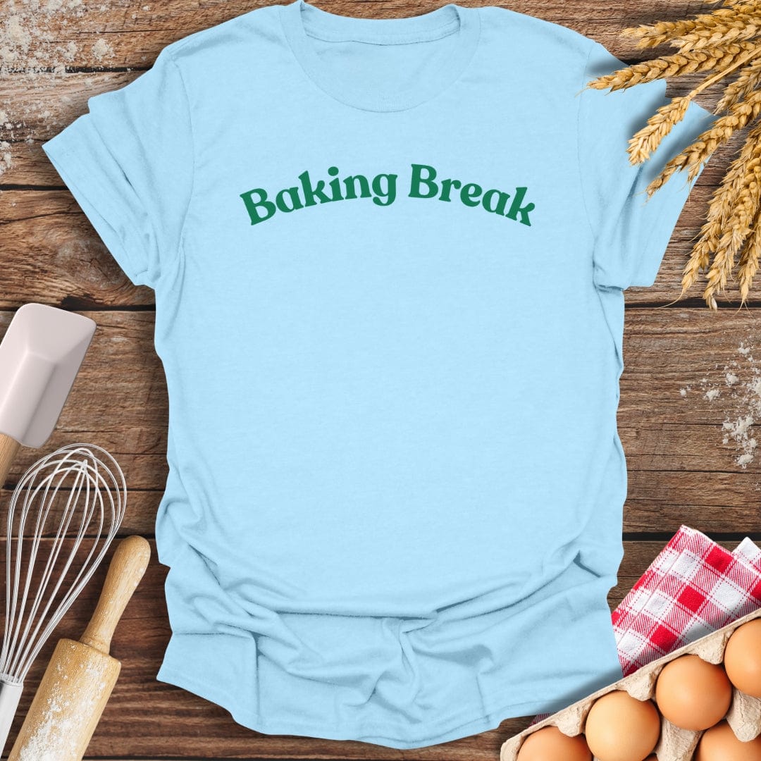 Baking Break T-Shirt Light Blue / S Baking Threads