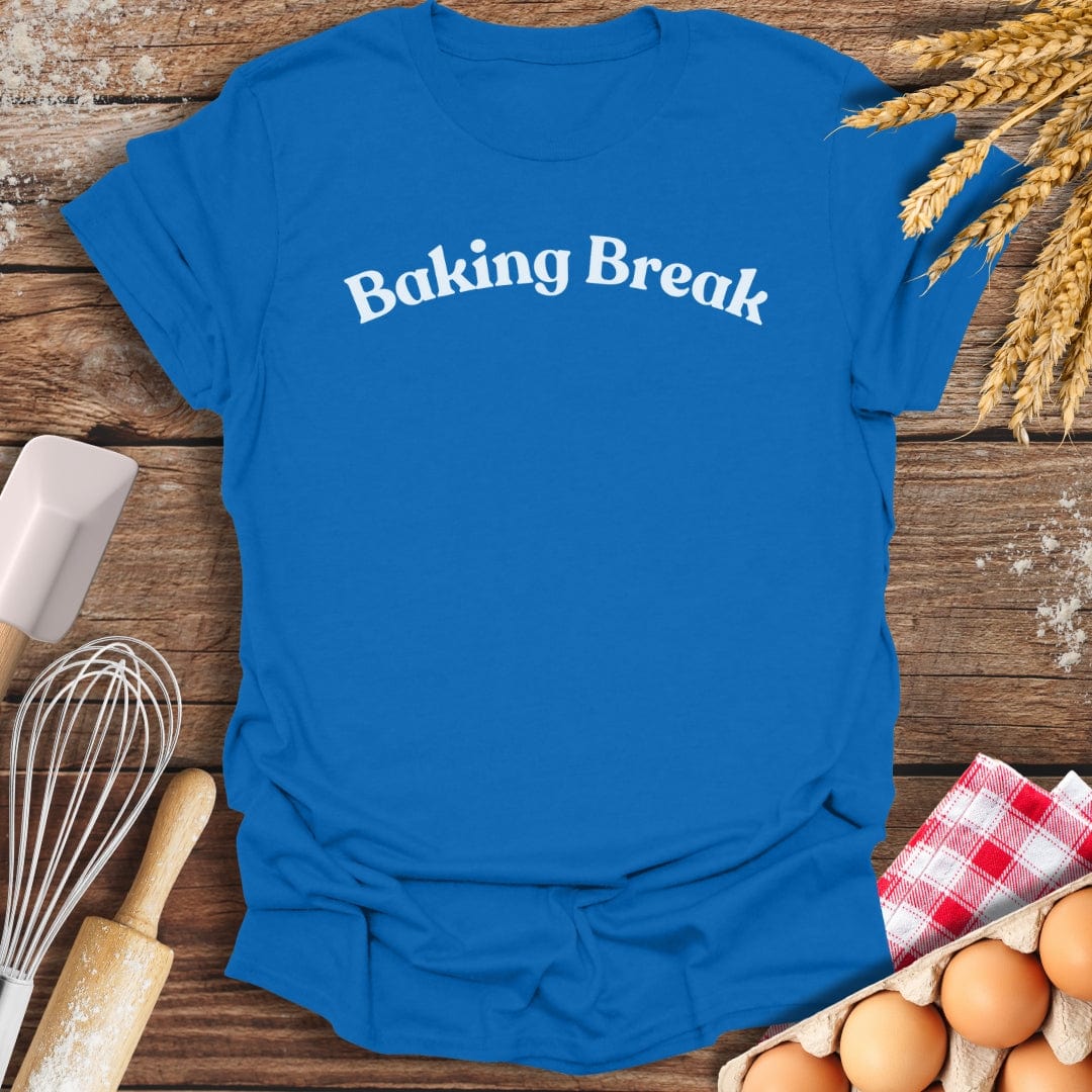 Baking Break T-Shirt Royal / S Baking Threads