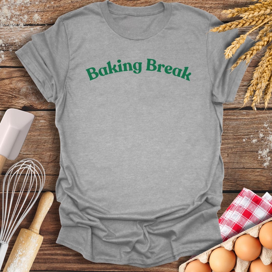 Baking Break T-Shirt Sport Grey / S Baking Threads