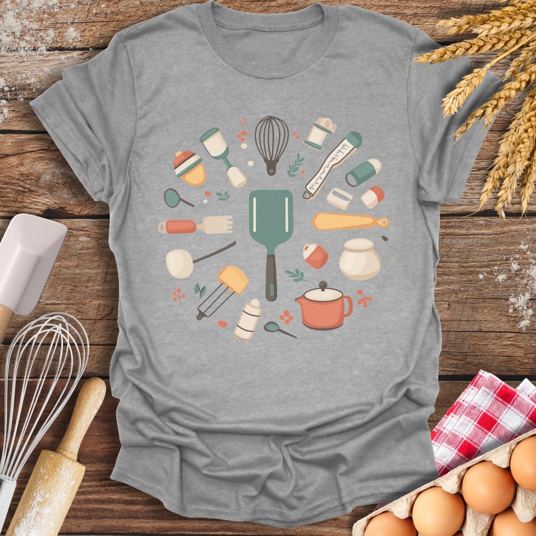 Baking Essentials Collection T-Shirt Sport Grey / S Baking Threads