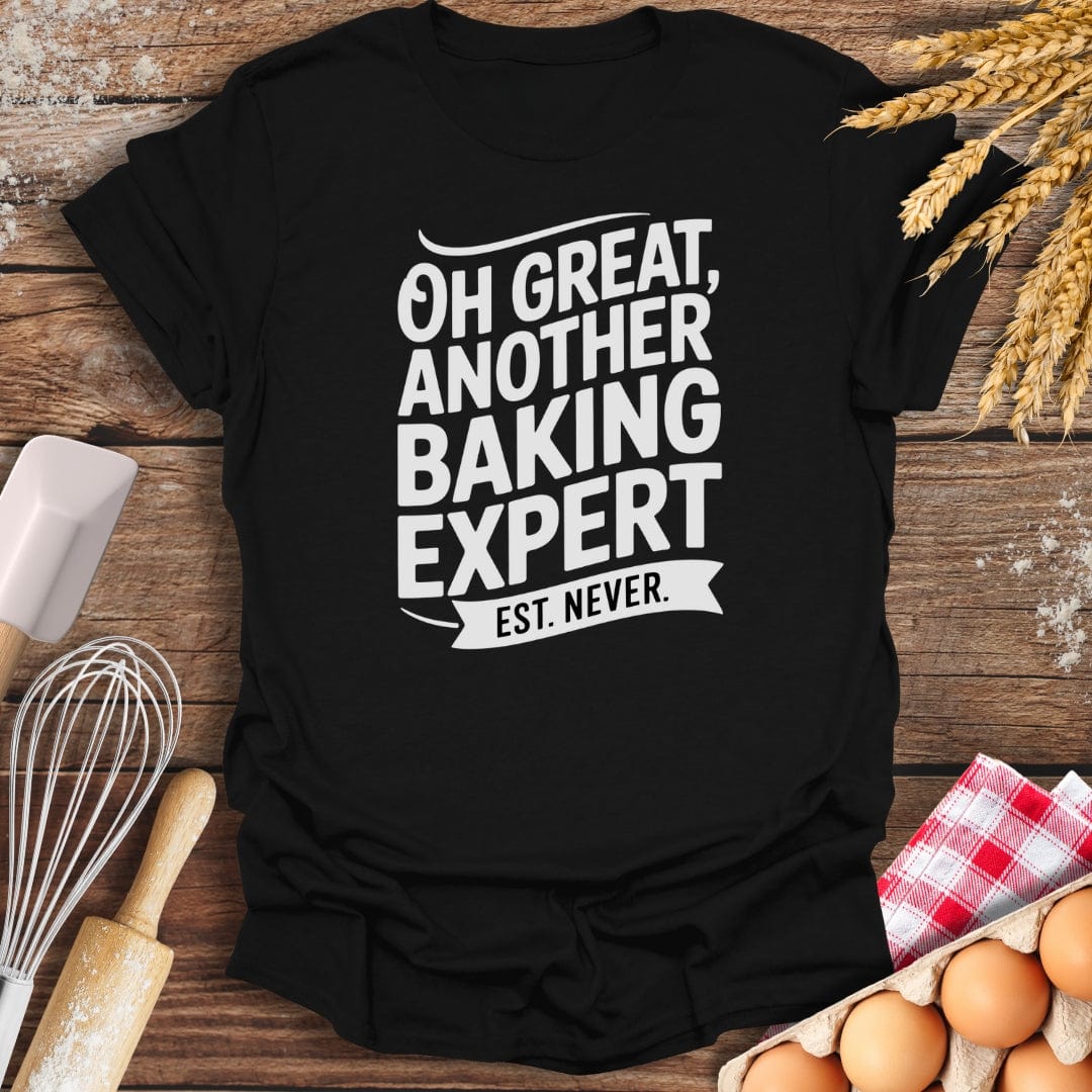 Baking Expert T-Shirt Black / S Baking Threads