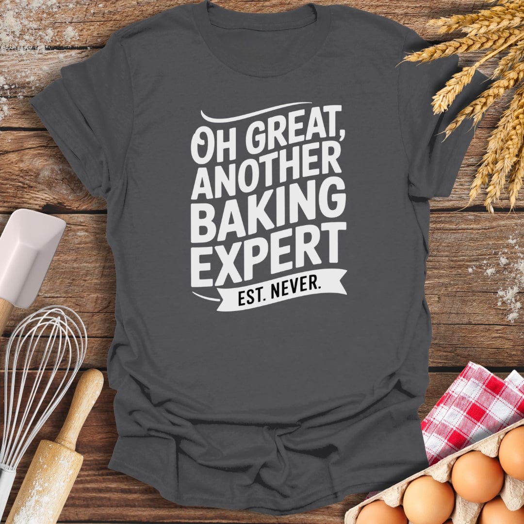 Baking Expert T-Shirt Charcoal / S Baking Threads