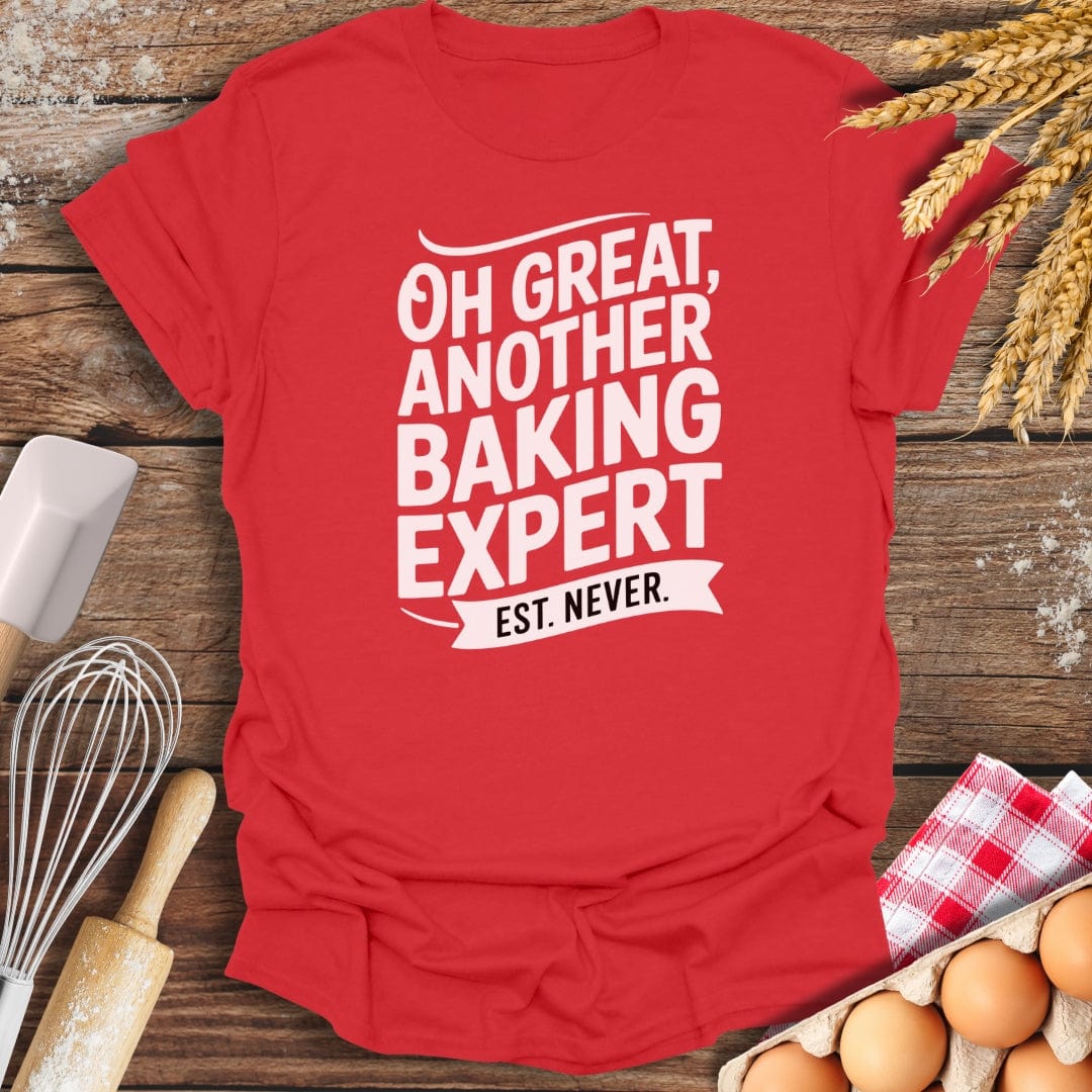 Baking Expert T-Shirt Red / S Baking Threads
