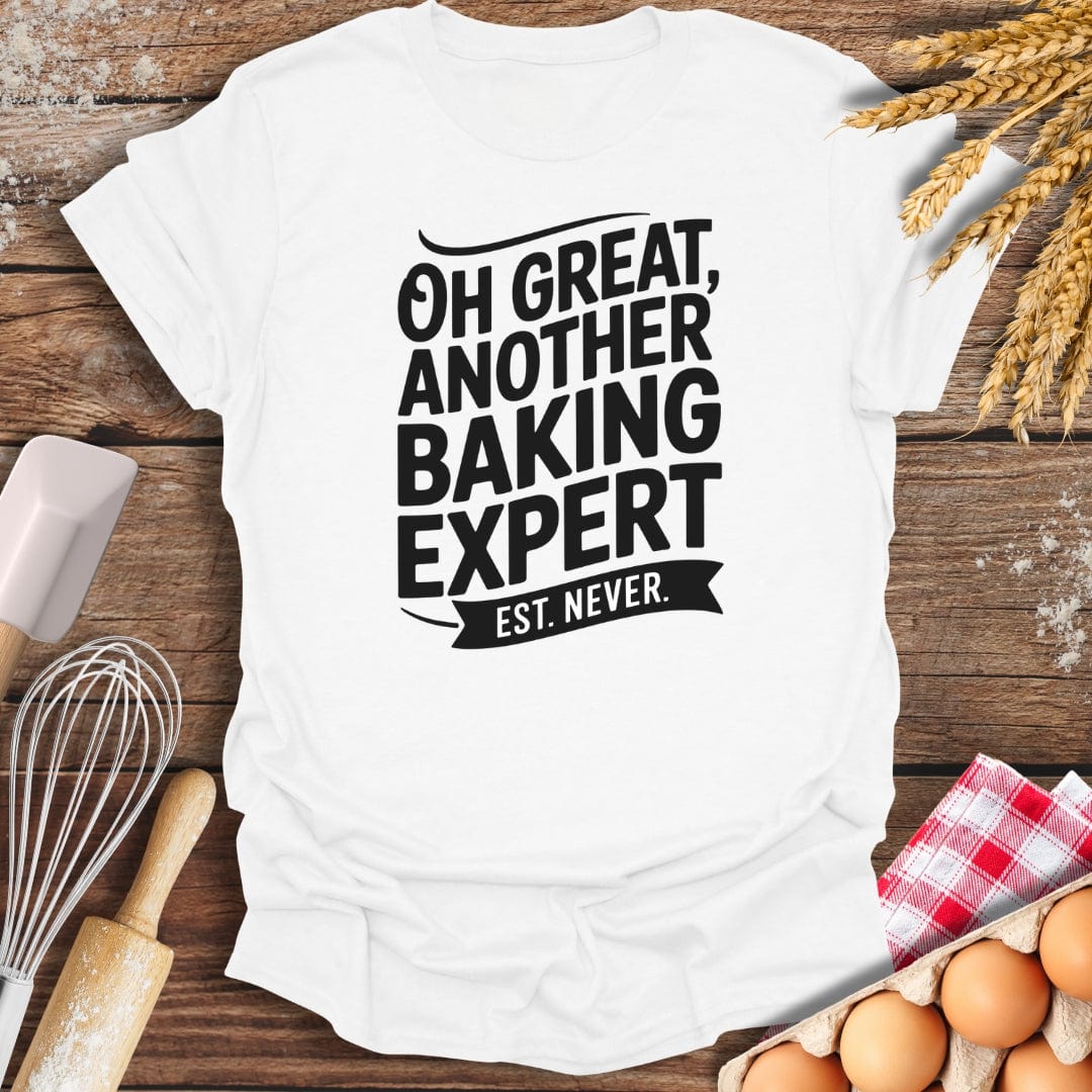 Baking Expert T-Shirt White / S Baking Threads