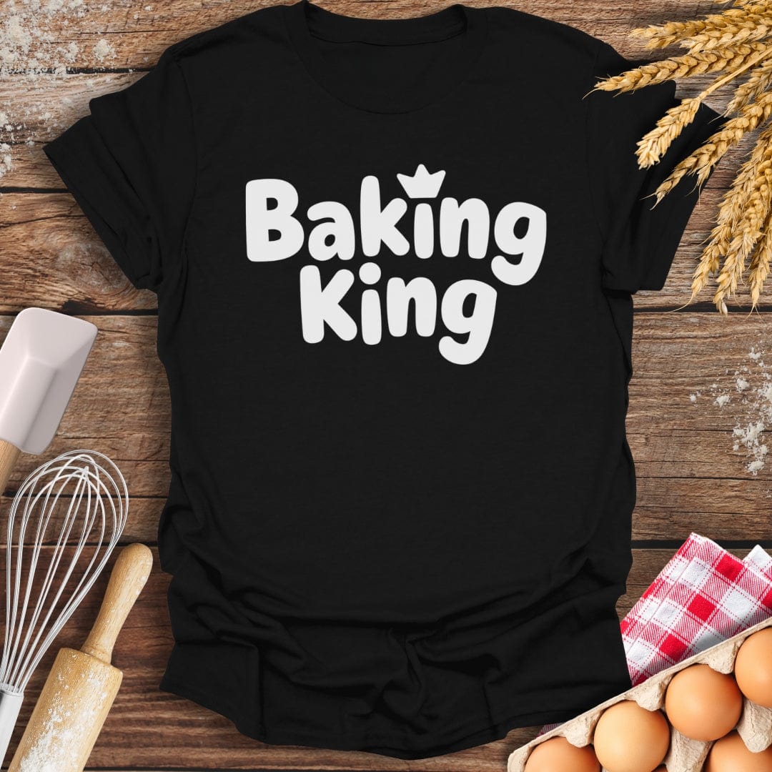 Baking King T-Shirt Black / S Baking Threads