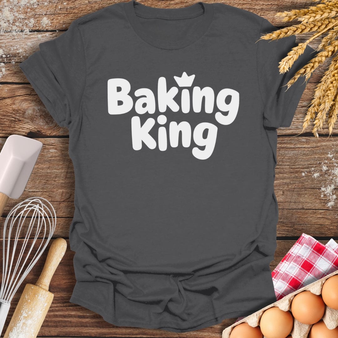 Baking King T-Shirt Charcoal / S Baking Threads