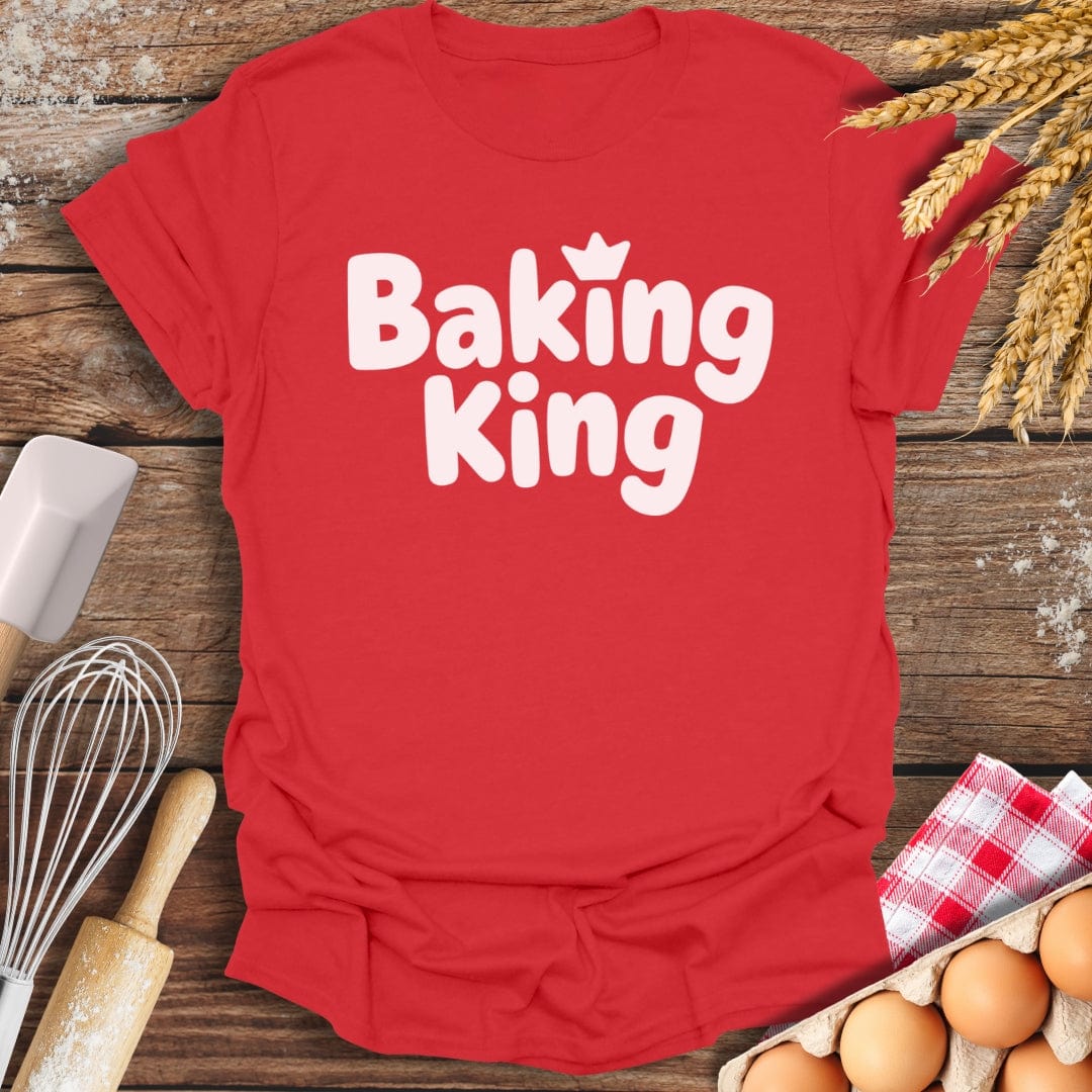 Baking King T-Shirt Red / S Baking Threads