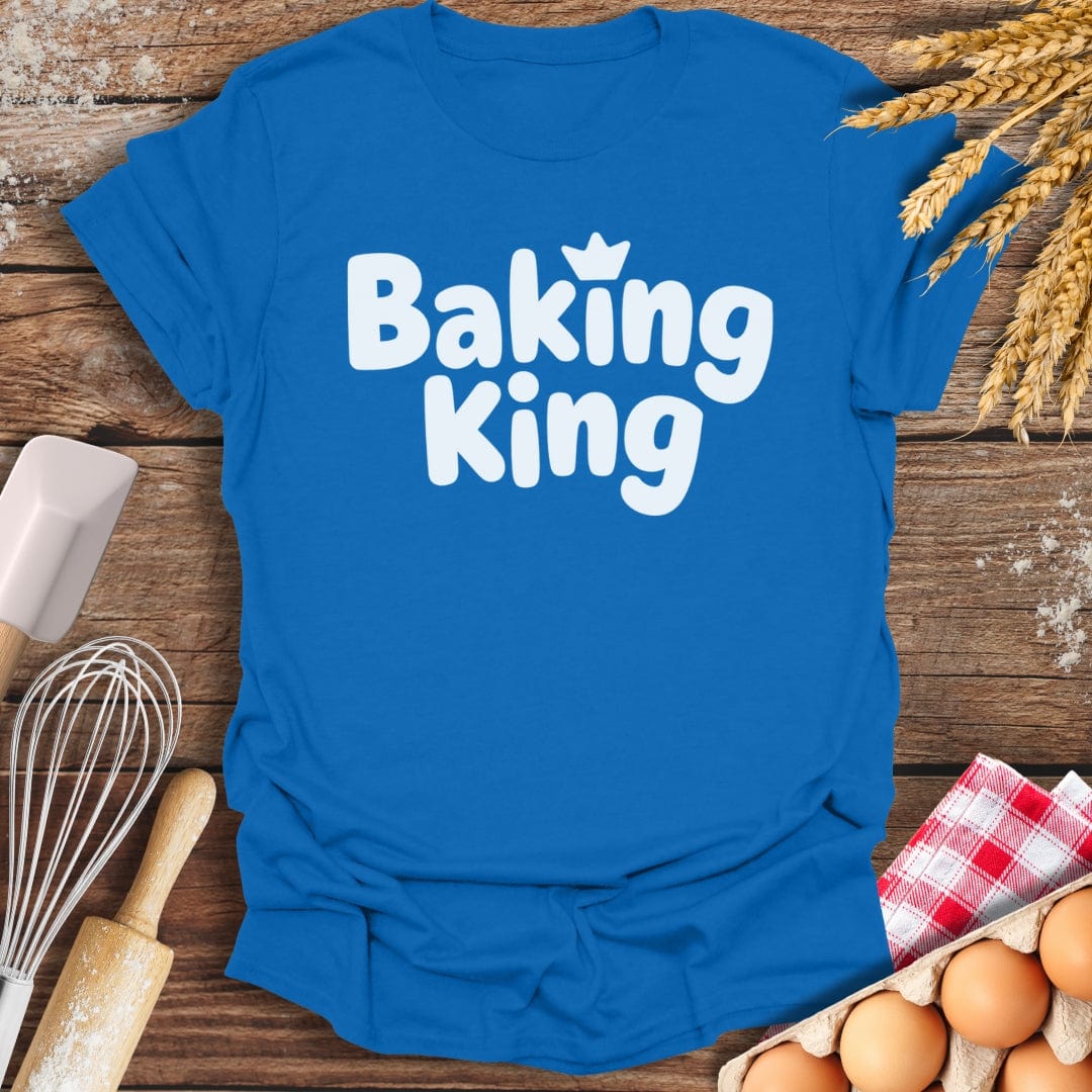 Baking King T-Shirt Royal / S Baking Threads