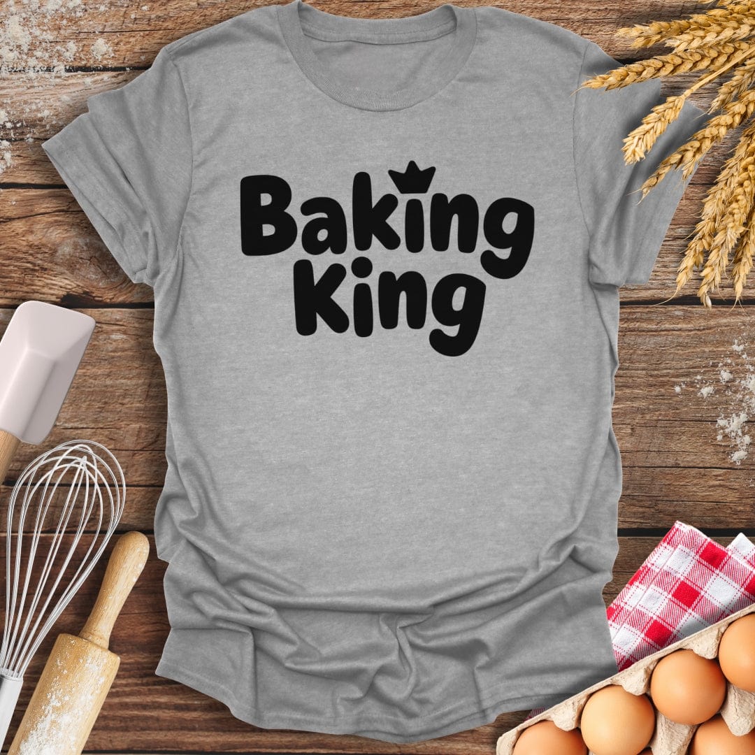 Baking King T-Shirt Sport Grey / S Baking Threads