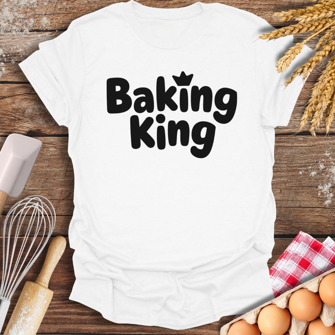 Baking King T-Shirt White / S Baking Threads